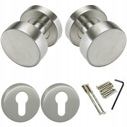 Gałka Gałka Pochwyt Do Drzwi Bramki Furtki Stal