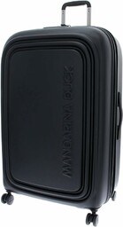 Mandarina Duck Logo + Walizka, Czarny, 52x82x34/37