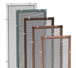 Moskitiera okienna ramkowa Aluminiowa na wymiar 55x110 cm