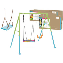 Dwufunkcyjny zestaw huśtawek 235x254x200 Intex 44125 + Huśtawka