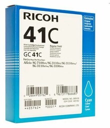 Tusz Oryginalny Ricoh GC-41C (GC41C) (Błękitny)