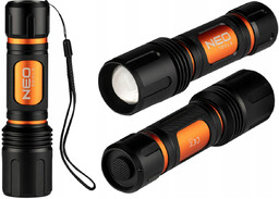 Mocna Latarka Klasyczna Bateryjna 6XAA 1500 LM Cree