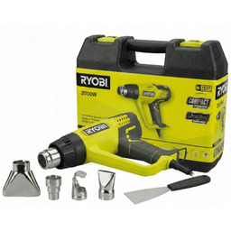 Opalarka w walizce z wyposażeniem 2000W EHG2020LCD Ryobi