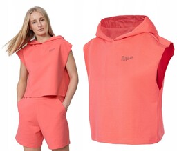 Bluza Z Kapturem Bez Rękawów 4F Damska Sportowa
