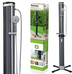 Przenośny prysznic ogrodowy solarny turystyczny basenowy 218cm Bestway