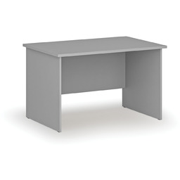 Biurko PRIMO GRAY, 120x80 cm, szare