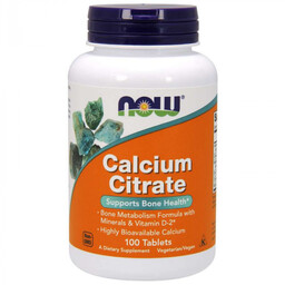 NOW Foods Cytrynian wapnia 100 tab