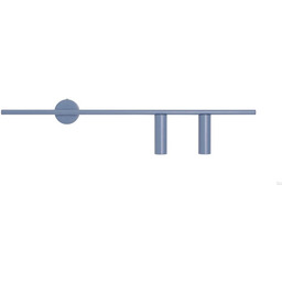 Kinkiet Trevo 2 Metalowy Niebieski (Prawy)