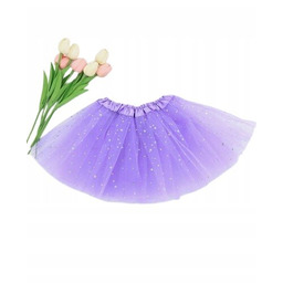 Shein Dziecięca Spódniczka Fioletowa Rozkloszowana 98-104 Łue