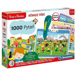 Clementoni MÓWIĄCE PIÓRO 1000 Pytań Przedszkolak GRA QUIZ