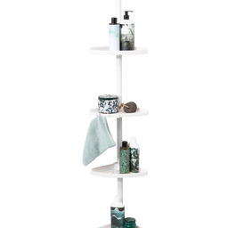 Compactor Półka łazienkowa teleskopowa, biała