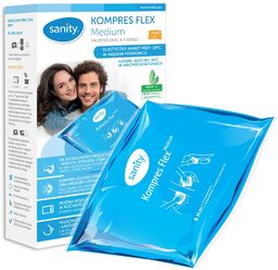 Sanity Flex, kompres żelowy w pokrowcu, medium, 19