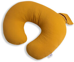 BabyMatex, poduszka pozycjonująca, miniRELAX, muślinowa, 150 cm, musztardowa