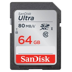 SanDisk Karta pamięci SDXC 64GB Ultra 80MB/s UHS-I