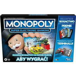 HASBRO Gra planszowa Monopoly Super Electronic Banking