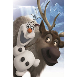 PUZZLE OLAF FROZEN Kraina Lodu Elsa Anna A3