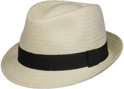 Kapelusz Słomkowy Málaga Trilby by Lipodo, naturalny, cm