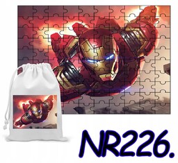 Puzzle 120 El. Układanka Prezent Iron Man Avengers+