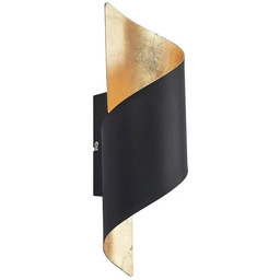 Lindby - Chenotara Lampa Ścienna Black/Gold