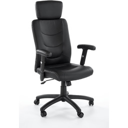 Fotel gabinetowy biurowy stilo czarny halmar