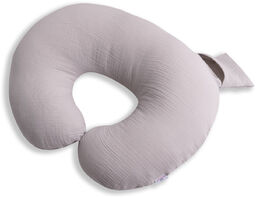 BabyMatex, poduszka pozycjonująca, miniRELAX, muślinowa, 150 cm, jasny