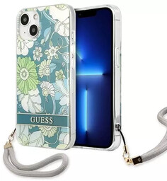 Guess GUHCP13SHFLSN iPhone 13 mini 5,4" zielony/green hardcase