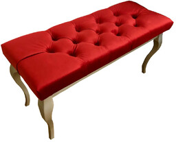 Elior Tapicerowana ławka pikowana w stylu Chesterfield -