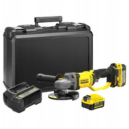 Szlifierka kątowa Stanley Fatmax V20 18V 125mm zestaw