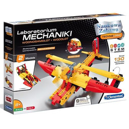 CLEMENTONI Klocki plastikowe Naukowa zabawa Wodnosamolot i Wodolot