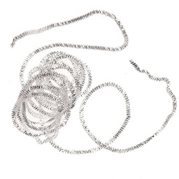 GLOREX Bouillon posrebrzany 1,5 mm, drut, srebrny, 9,5