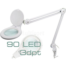 Lupa podświetlana stołowa 3 dioptrie 90 LED fi