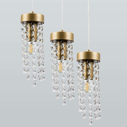 LAMPA wisząca GEA 316295 Polux glamour OPRAWA zwis