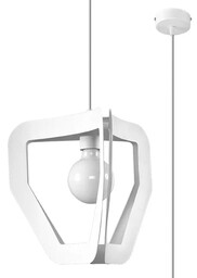 Lumes Biała minimalistyczna lampa wisząca - EXX234-Trevi