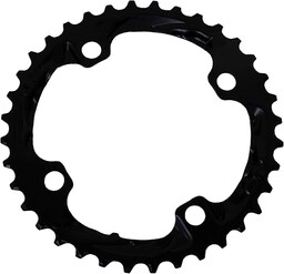Shimano Uniseks Deore FC-M610 Tarcza Łańcuchowa, Czarny, 36