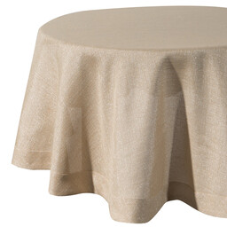 Eurofirany Obrus Stella 1 150 cm okrągły złoty