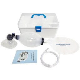 Resuscytator silikonowy dla dorosłych zestaw wielorazowy