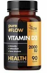 pureFLOW Vitamin D3 2000 IU - 90 kaps
