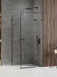 Czarna kabina prysznicowa prawa 120x70 EXK-6903 Avexa Black