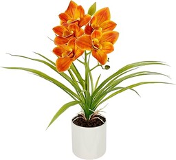 Flair Flower Sztuczna orchidea, 40 cm, w doniczce,