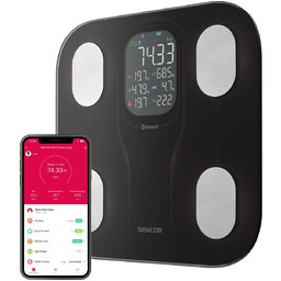 Sencor SBS 9002BK Inteligentna osobista waga fitness