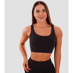 GymBeam Biustonosz sportowy Cut-Out Black