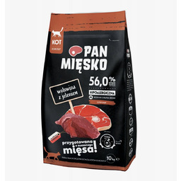 Sucha karma dla kota, Pan Mięsko Wołowina Jeleń