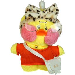 KACZKA KACZUSZKA PLUSZOWA ZABAWKA MASKOTKA 28 CM