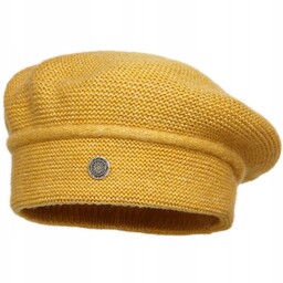 Beret damski KORNELIA Żółty