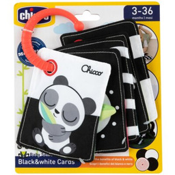 CHICCO Zabawka edukacyjna Sense & Focus Kontrastowe karty
