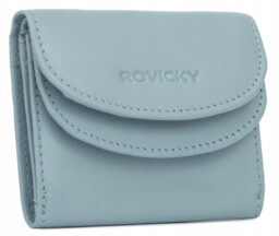 Elegancki skórzany mały portfel damski Rovicky