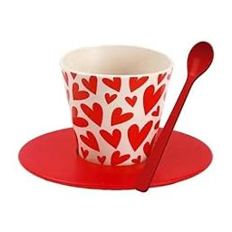 IDRINK  - Zestaw filiżanek, spodków i łyżeczek