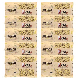Pistacje Prażone 10 X 80G