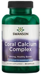Swanson Coral Calcium Complex, 90 kapsułek