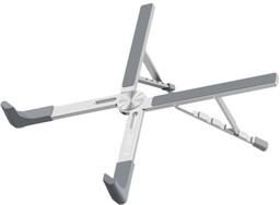 Tech-Protect Metalowa podstawka pod laptopa ULS300, srebrna